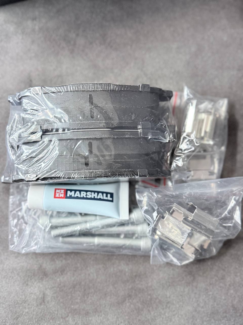 M2624465  Тормозные колодки дисковые задние  MARSHALL